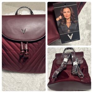 NEW Vanessa Williams quilted backpack purse